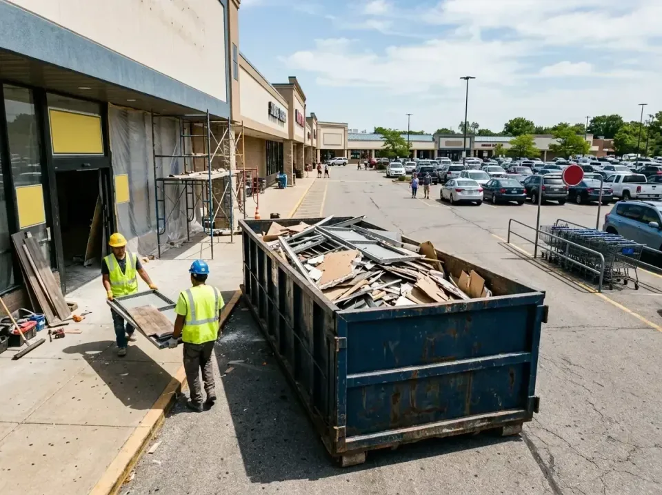 retail-store-renovation-debris-003 — frequently asked questions, Roll-off Dumpster Rentals in Hilliard, OH